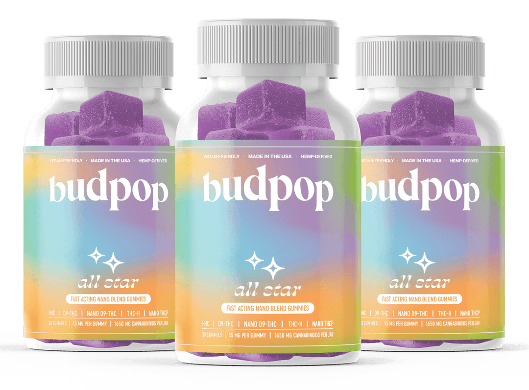 All Star Relief Gummies – THCH+D9+HHC+THCP