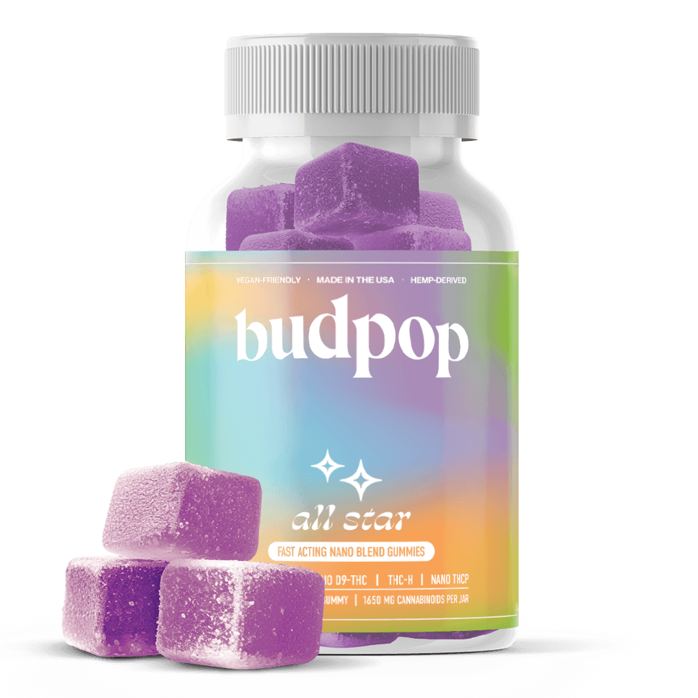 All Star Relief Gummies – THCH+D9+HHC+THCP